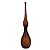 VASO DECOR VIDRO MARROM FOSCO 64CMX14CM FLORARTE - Imagem 1