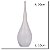 VASO DECOR VIDRO TRANSPARENTE FOSCO 39CMX13CM FLORARTE - Imagem 3