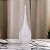 VASO DECOR VIDRO TRANSPARENTE FOSCO 39CMX13CM FLORARTE - Imagem 2