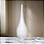 VASO DECOR VIDRO TRANSPARENTE FOSCO 50CMX15,5CM FLORARTE - Imagem 2