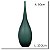 VASO DECOR VIDRO VERDE FOSCO 50CMX15,5CM FLORARTE - Imagem 3