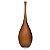 VASO DECOR VIDRO MARROM FOSCO 50CMX15,5CM FLORARTE - Imagem 1