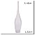 VASO DECOR VIDRO TRANSPARENTE FOSCO 48CMX11CM FLORARTE - Imagem 3