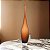 VASO DECOR VIDRO MARROM FOSCO 48CMX11CM FLORARTE - Imagem 2