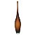 VASO DECOR VIDRO MARROM FOSCO 60CMX12CM FLORARTE - Imagem 1