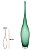 VASO DECOR VIDRO VERDE FOSCO 60CMX12CM FLORARTE - Imagem 3