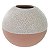 VASO DECOR CERAMICA TERRACOTA 12CMX13CM FLORARTE - Imagem 1