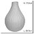 VASO DECOR CERAMICA BRANCO 37,5CMX25,5CM FLORARTE - Imagem 3