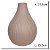VASO DECOR CERAMICA MARROM 37,5CMX25,5CM FLORARTE - Imagem 3