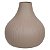 VASO DECOR CERAMICA MARROM 24,5CMX21CM FLORARTE - Imagem 1