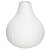 VASO DECOR CERAMICA BRANCO 24,5CMX21CM FLORARTE - Imagem 1