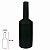 VASO DECORATIVO CERAMICA PRETO 41CMX13CM FLORARTE - Imagem 3