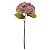 HORTENSIA TOQUE REAL PERMANENTE ROSA 2 TONS 46CM FLORARTE - Imagem 1