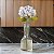 HORTENSIA TOQUE REAL PERMANENTE BRANCO 46CM FLORARTE - Imagem 2