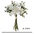 BUQUE HORTENSIA PERMANENTE RAMALH C/FITA CREME OUTONO 26CM - Imagem 3