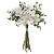BUQUE HORTENSIA PERMANENTE RAMALH C/FITA CREME OUTONO 26CM - Imagem 1