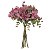 BUQUE HORTENSIA PERMANENTE C/ FITA ROSA  ANTIGO OUTONO 26CM - Imagem 1
