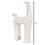 ESCULTURA DECOR POLIRESINA CAVALO CINZA 19X12X4CM FLORARTE - Imagem 3