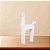 ESCULTURA DECOR POLIRESINA CAVALO CINZA 24X15,5CM FLORARTE - Imagem 2