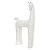 ESCULTURA DECOR POLIRESINA CAVALO CINZA 29X18X6,5CM FLORARTE - Imagem 1