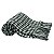 MANTA DE ALGODAO BRANCO PRETO 1,5X1,25M FLORARTE - Imagem 1