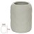 COPO EM CIMENTO ORGANICO OFF WHITE FLORARTE 10X7,8X7,8CM - Imagem 3