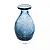 VASO DE VIDRO ITALY AZUL COM CIRCULOS 20CM WOLFF - Imagem 1