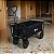 CARRINHO DOBRAVEL WAGON DE AÇO SUPORTA 80KG NAUTIKA PRETO - Imagem 2
