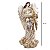ESCULTURA ANJO DE RESINA DOURADO NATAL 42,5X19,5CM FLORARTE - Imagem 3
