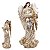 ESCULTURA ANJO DE RESINA DOURADO NATAL 42,5X19,5CM FLORARTE - Imagem 4