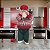 ESCULTURA PAPAI NOEL GOLFISTA EM RESINA 27,5CM FLORARTE - Imagem 2