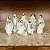 PRESEPIO NATALINO EM RESINA 8 PÇS BCO DOUR 15,5CM FLORARTE - Imagem 2