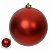 BOLA FOSCA NO TUBO COM 1 UNIDADE VERMELHO 15CM FLORARTE - Imagem 4