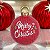 BOLA DE NATAL EM RESINA VERMELHO 1PÇ 22,8X17,5X17,7cm - Imagem 2