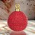 BOLA RESINA NATAL VERMELHO 1PÇ 18X14X14CM 1PÇ FLORARTE - Imagem 2