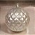BOLA DECORADA NATAL NO PVC CHAMPANHE C/3 UND 10CM FLORARTE - Imagem 3