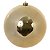 BOLA METALICA NATALINA 1PÇ DOURADO 15CM FLORARTE - Imagem 1