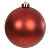 BOLA FOSCA  VERMELHO NO TUBO C/1 UND 12CM FLORARTE - Imagem 1