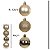 BOLAS CHAMPANHE MISTAS NO TUBO C/4 UND 10CM FLORARTE - Imagem 4