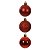 BOLAS VERMELHAS MISTAS NO TUBO C/4 UND 10CM FLORARTE - Imagem 2
