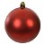 BOLAS VERMELHAS FOSCAS DE 8CM NOTUBO C/6 UND FLORARTE - Imagem 4