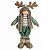 BONECO NATAL MENINO C CHAPEU EM PE VERD E MAR 34CM FLORARTE - Imagem 1