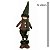 BONECO NATAL MENINO EM PE VERDE E MARROM 45CM FLORARTE - Imagem 3