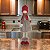 BONECO NATAL MENINA SUZI EM PE MAR E VERM 45CM FLORARTE - Imagem 2