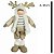 BONECO NATAL MENINO JOHN EM PE BEGE E MARROM 34CM FLORARTE - Imagem 3