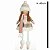 BONECO NATALINA MENINA OLIVIA SENTADO ROS E BR 43CM FLORARTE - Imagem 3