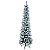 ARVORE NATAL BOSTON SLIM NEVADA 350 TIPS C/ BASE VERDE 1,8M - Imagem 1