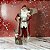PAPAI NOEL NATAL EM PE VERMELHO E MARROM 1,2M FLORARTE - Imagem 2