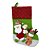 MEIA NATALINA DECOR NOEL COM RENA EM POLIESTER VERDE 42CM - Imagem 1