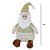 PAPAI NOEL DECORATIVO EM POLIESTER DOURADO E BRANCO 27cm - Imagem 2